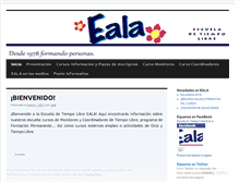 Tablet Screenshot of eala.org.es